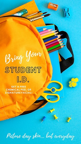 Free Facial with Student ID